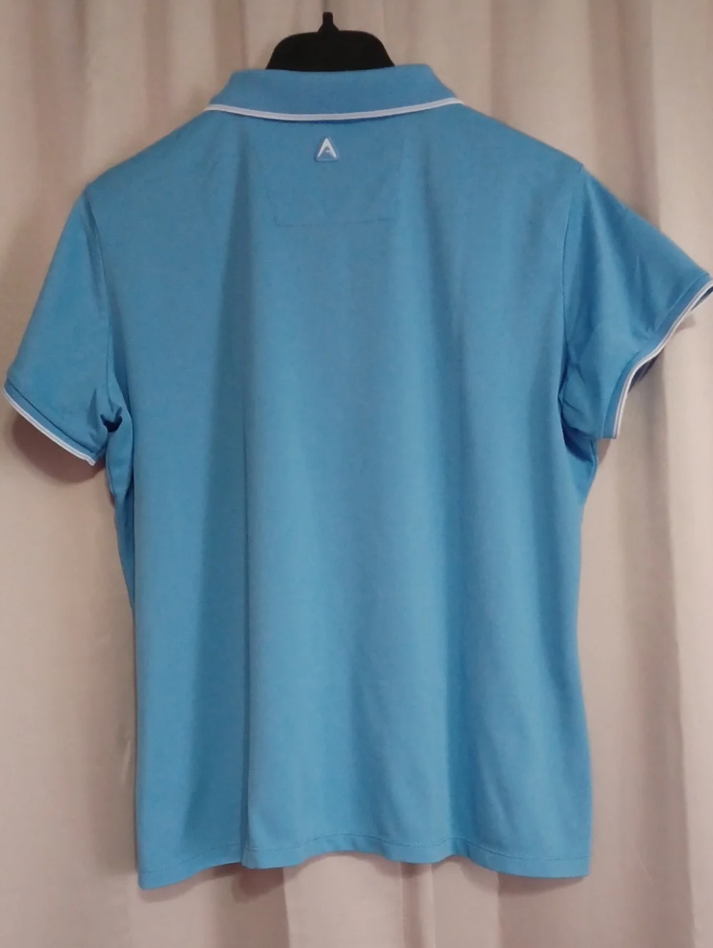 Antigua Women's Performance Golf Polo Shirt Light Blue White Trim Size XL - Picture 9 of 14